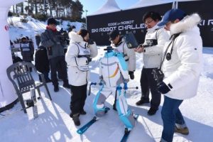 В Южной Корее завершились первые соревнования роботов-лыжников»
